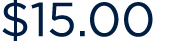 $15.00