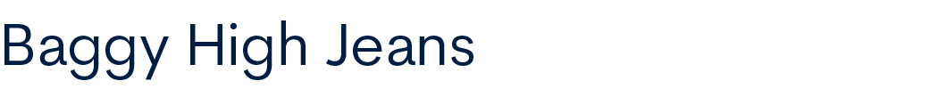 Baggy High Jeans 