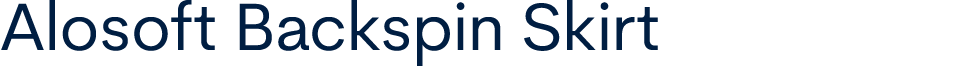 Alosoft Backspin Skirt 