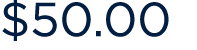 $50.00 