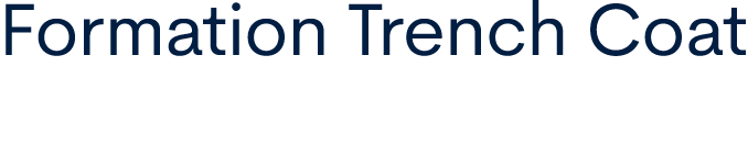 Formation Trench Coat 