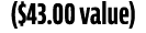 ($43.00 value)