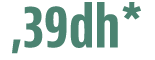 ,39dh*