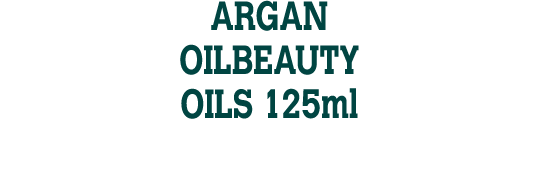 ARGAN OILBEAUTY OILS 125ml 