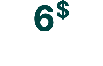 6 $